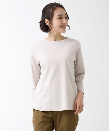 メッセージプリント 七分袖 Tシャツ