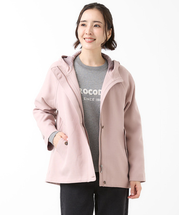 Aラインシルエット ショート丈 モッズコート