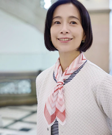 スクエア柄 シアー スカーフ