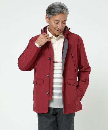 タフタ フード付き マウンテン パーカー