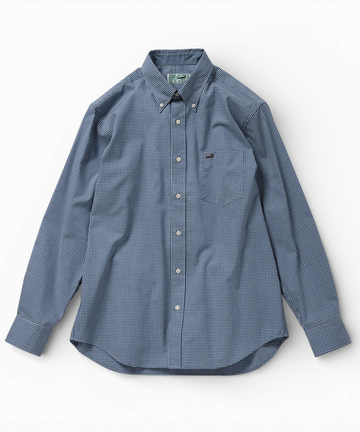 ノンアイロン ギンガムチェック ボタンダウンシャツ【シワになりにくい】
