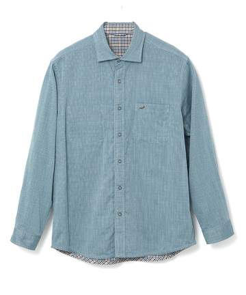 クロコダイルタータン リバーシブル シャツ【吸汗速乾】