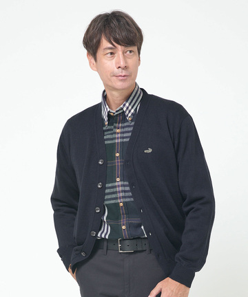 10ゲージカーディガン【洗濯機洗いOK】