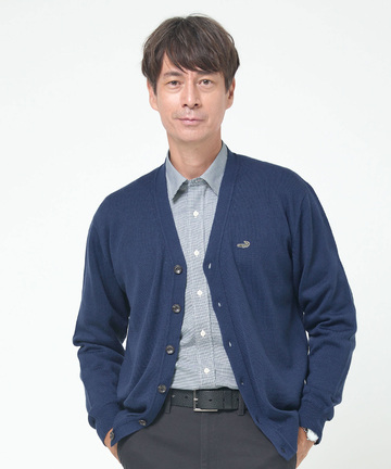 10ゲージカーディガン【洗濯機洗いOK】