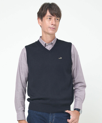 10ゲージＶネックベスト【洗濯機洗いOK】