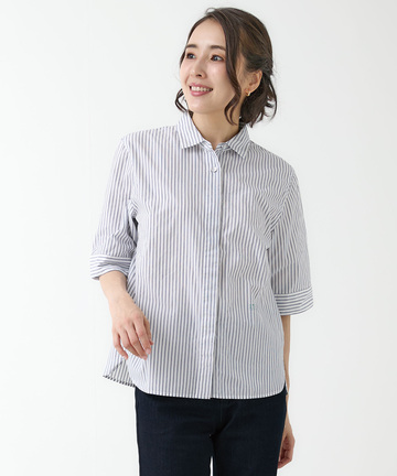 ストライプ柄 デザイン ブラウス