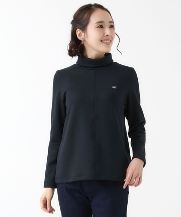 裏起毛 ハイネック カットソー