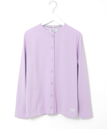 スノーコットン クルーネック カーディガン【接触冷感】