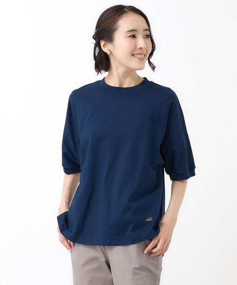 ドルマンスリーブ 半袖 Tシャツ【接触冷感】【UVカット】