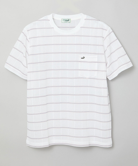 メッシュ ボーダー Tシャツ