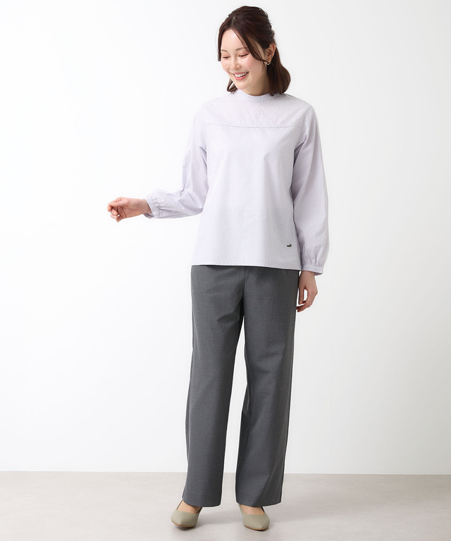 刺繡 フィレ ブラウス