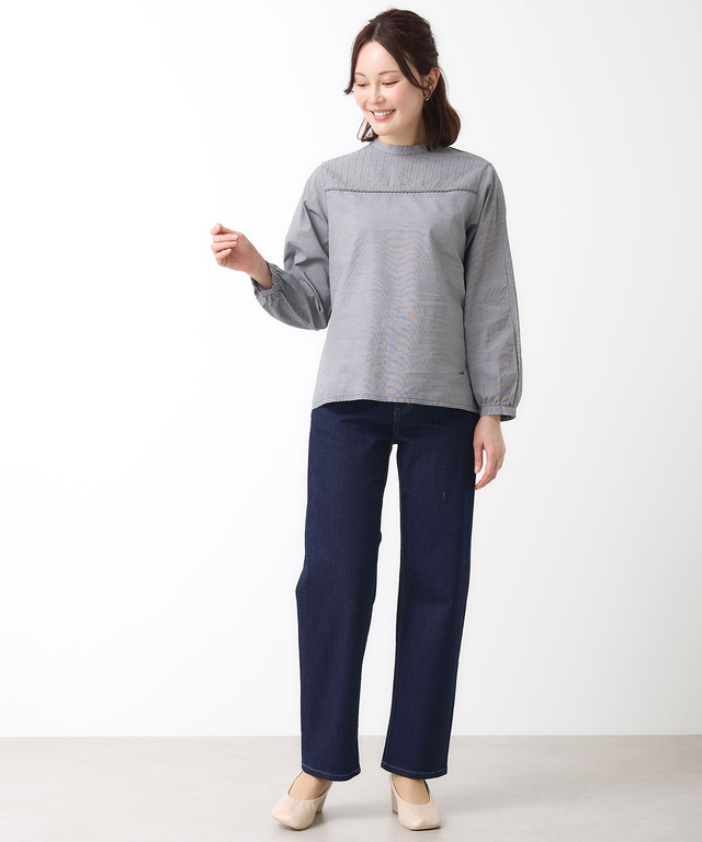 刺繡 フィレ ブラウス