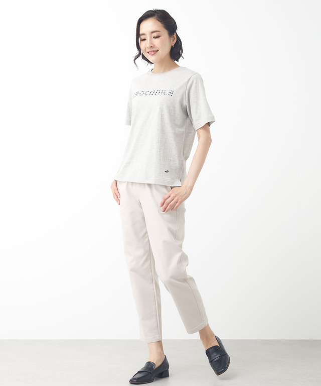  クロコダイルタータン プリント Tシャツ