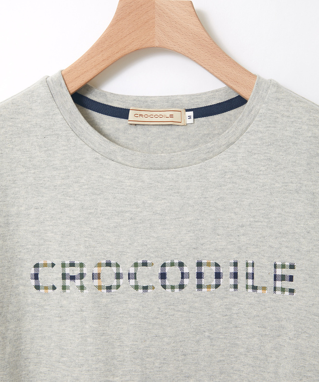  クロコダイルタータン プリント Tシャツ