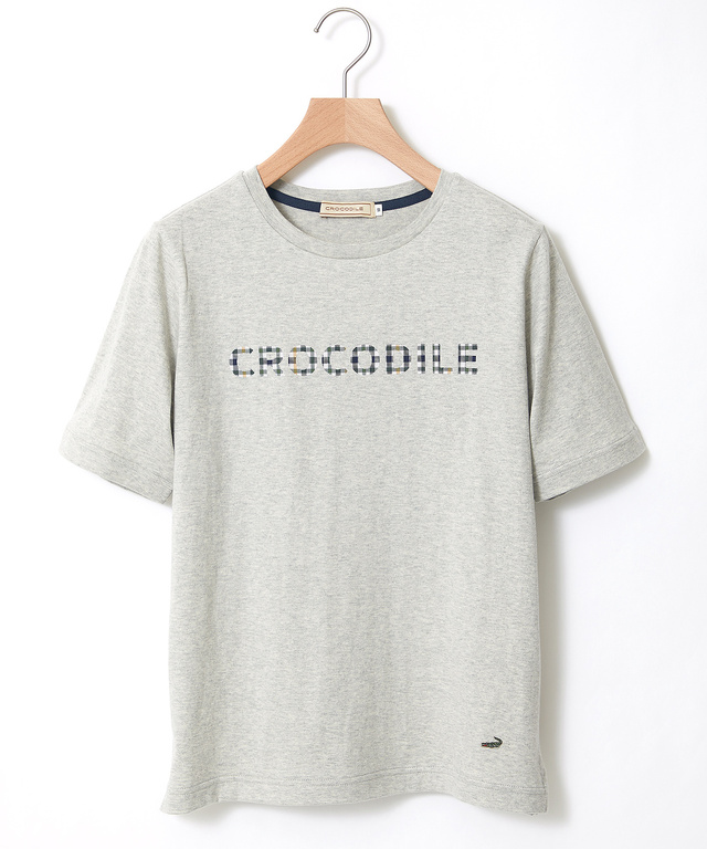  クロコダイルタータン プリント Tシャツ
