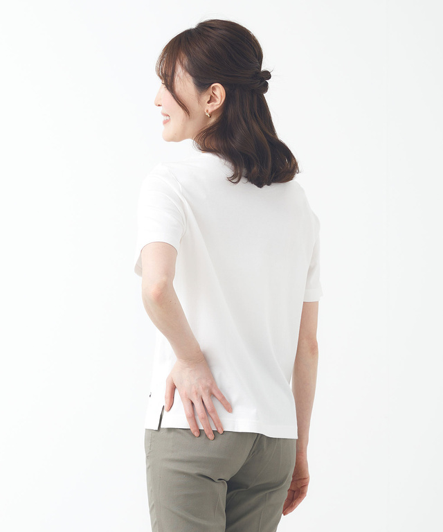 コットン モチーフプリント Tシャツ