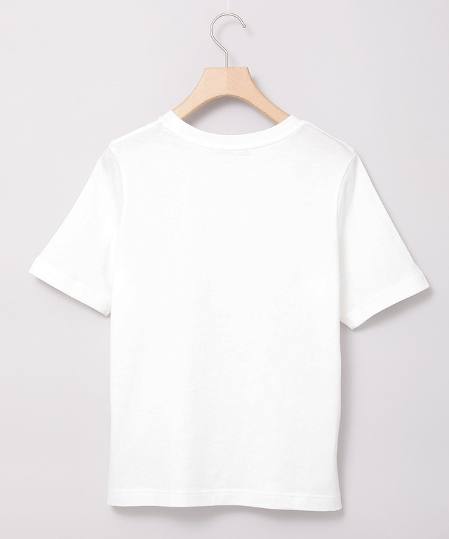 コットン モチーフプリント Tシャツ