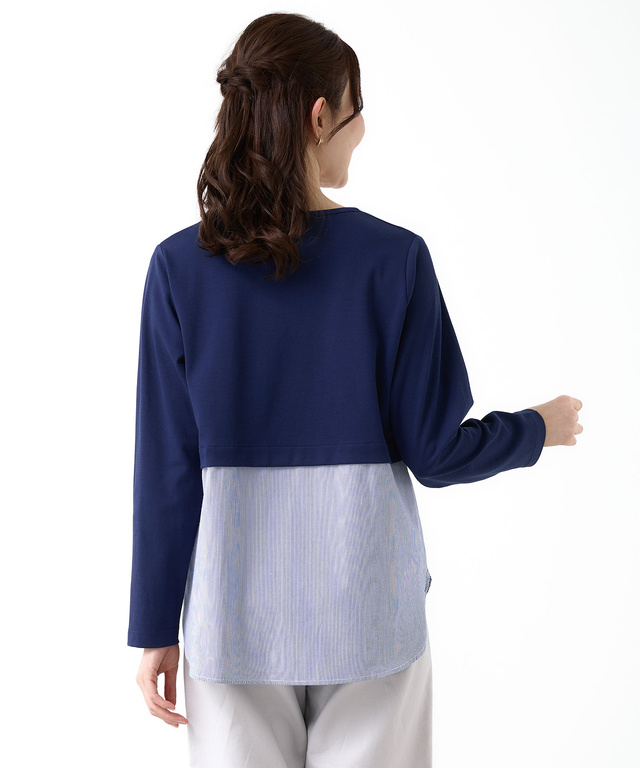 布帛 ドッキング チュニック