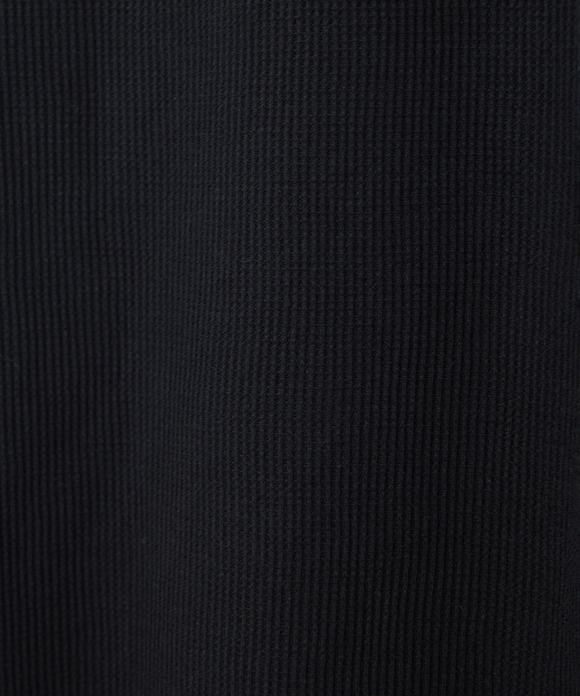 ワッフル生地 長袖カットソー