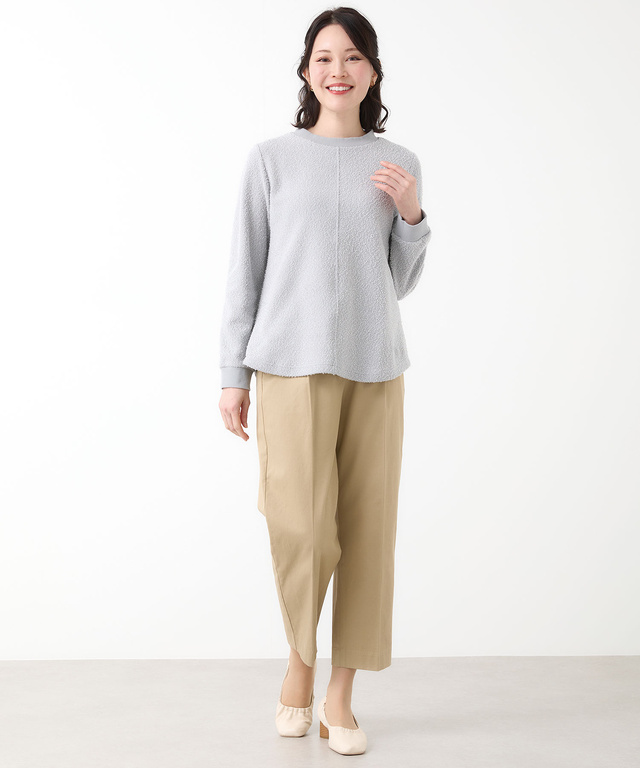 ツイードライク プルオーバー カットソー