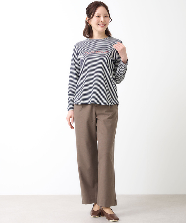 スムース ロゴプリント Tシャツ 