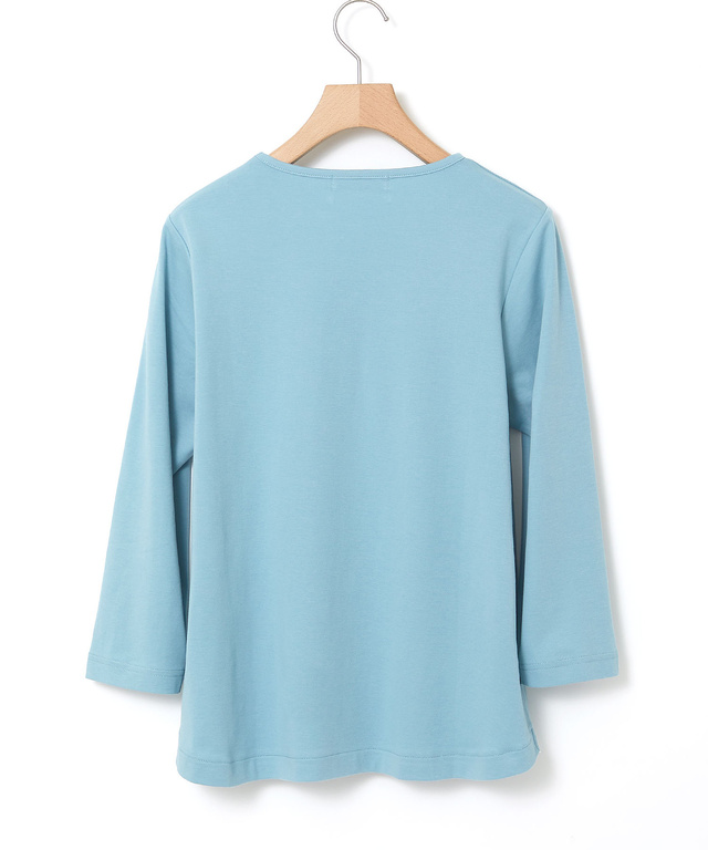 メッセージプリント 七分袖 Tシャツ