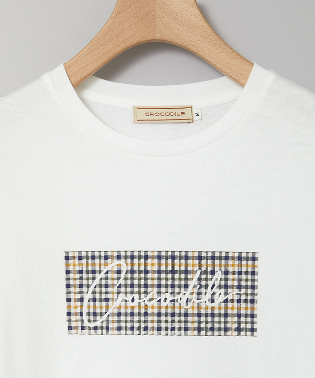 クロコダイルタータン ロゴ Tシャツ