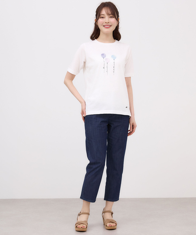 バルーンプリント 半袖 Tシャツ【吸汗速乾】