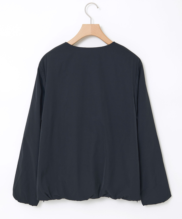 ノーカラー 中綿 ジャケット