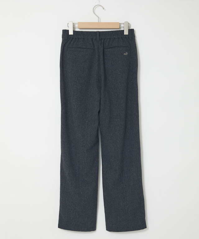 ウールブレンド ツイード パンツ