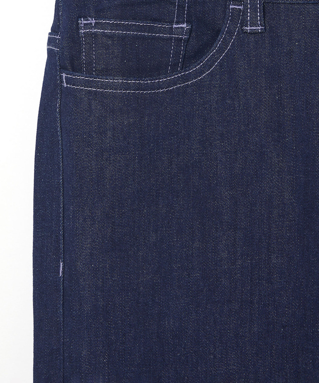 ストレッチ ストレート デニムパンツ