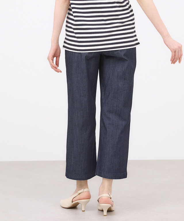 ブリーズデニム 【ワイド9分丈】【接触冷感】