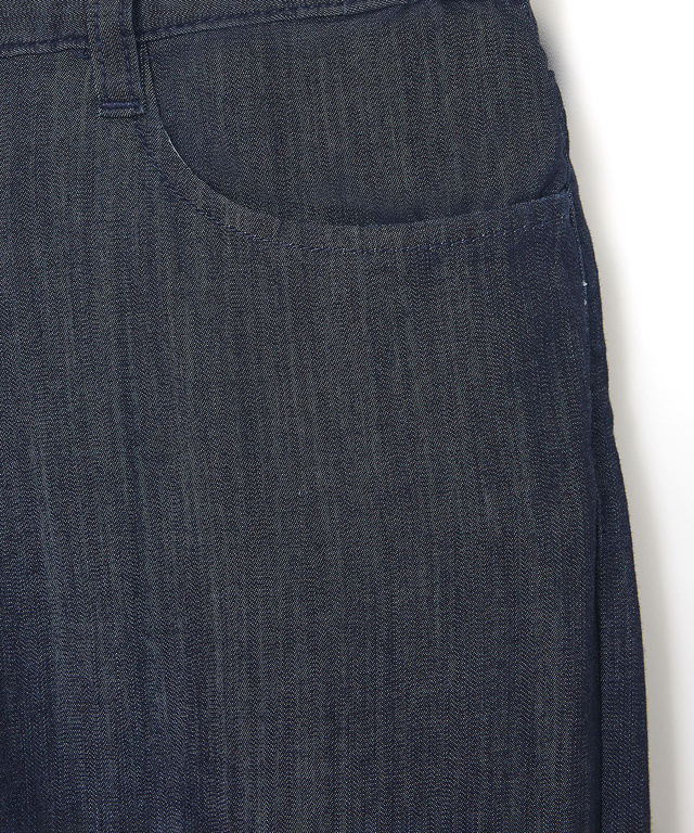 ブリーズデニム 【ワイド9分丈】【接触冷感】