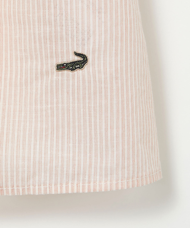 スノーリネン ストライプ チュニック【接触冷感】