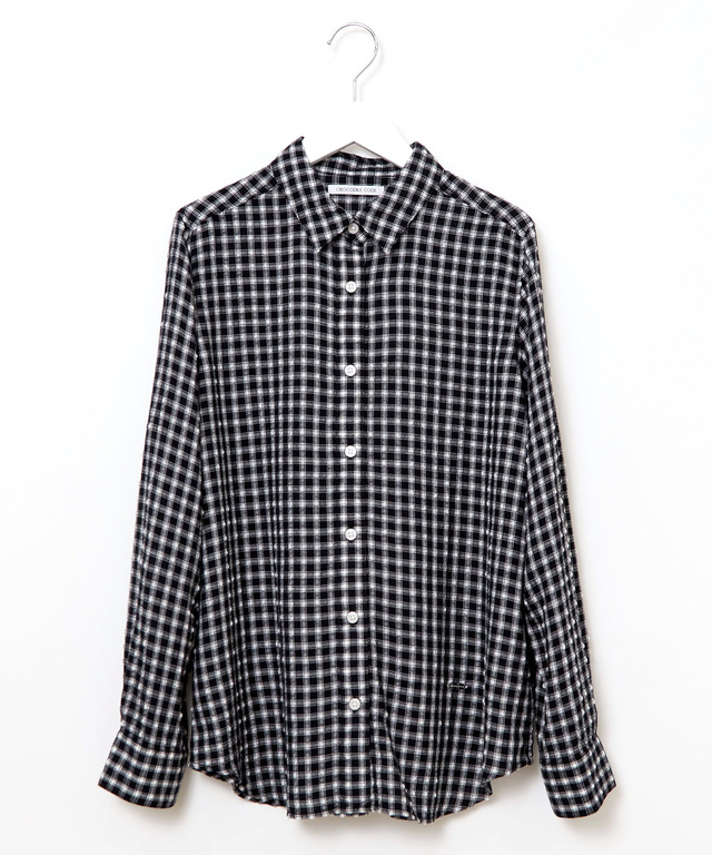 オリジナル チェック柄 ブラウス