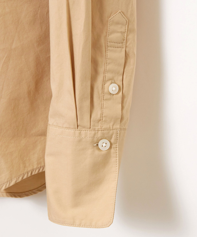 コットンブロード ロゴ刺繍 ブラウス