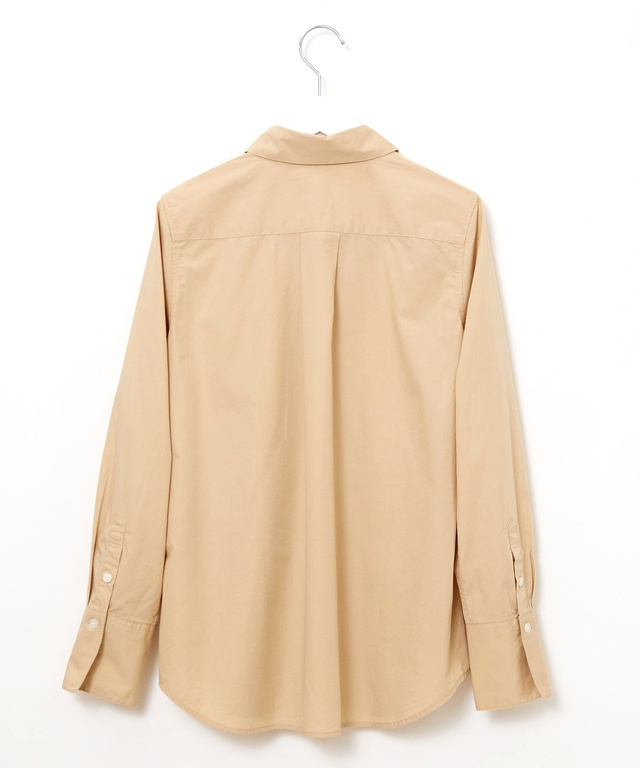 コットンブロード ロゴ刺繍 ブラウス