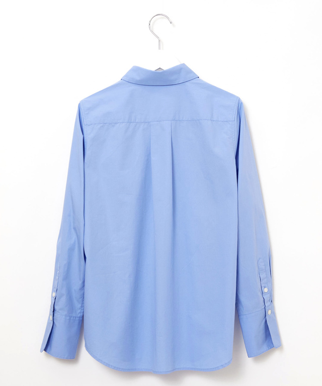 コットンブロード ロゴ刺繍 ブラウス