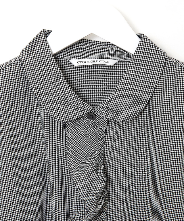 フロントフリル ブラウス