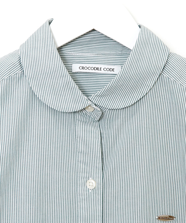 ローン ストライプ ブラウス