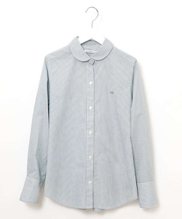 ローン ストライプ ブラウス