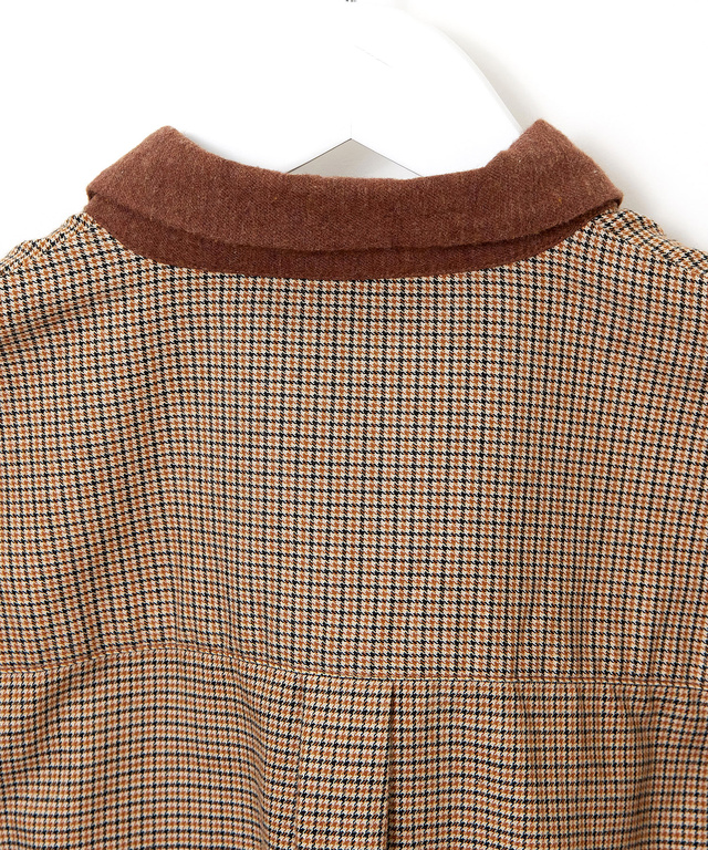 千鳥格子 配色 ブラウス