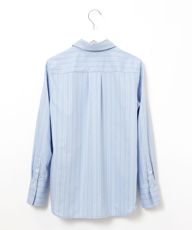 ノンアイロン  ストライプ柄 ブラウス