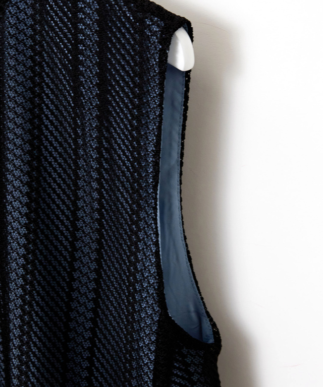 レース ノースリーブ プルオーバー