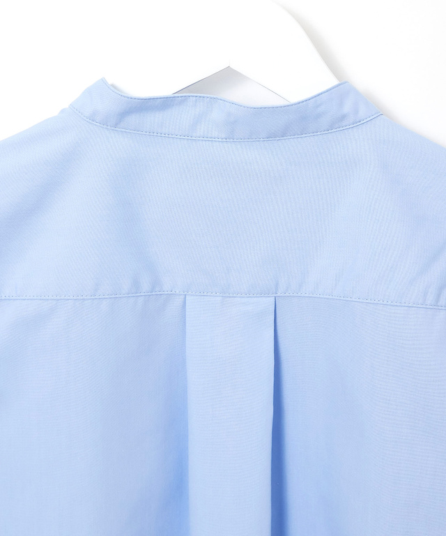 襟レース バンドカラー ブラウス