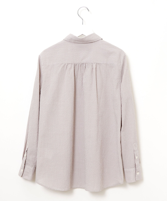 サッカー ギンガムチェック ブラウス