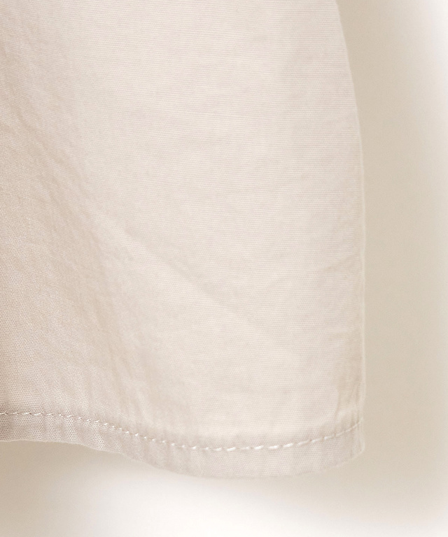 ピンタック バンドカラー ブラウス