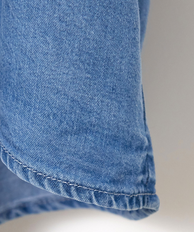 フロントギャザー ブラウス