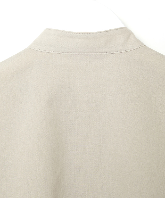 ヨーク切替 バンドカラー ブラウス【オンラインショップ・一部店舗限定】