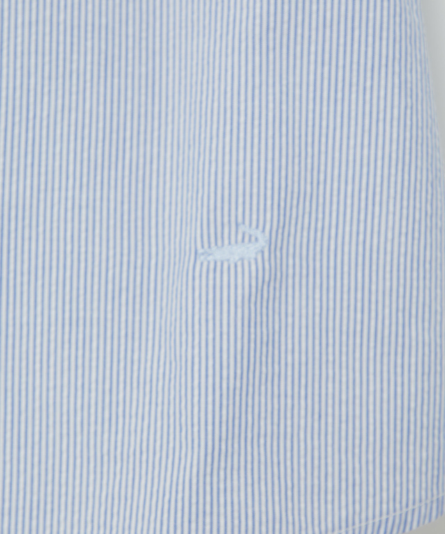 フリル襟 サッカーブラウス【オンラインショップ・一部店舗限定】